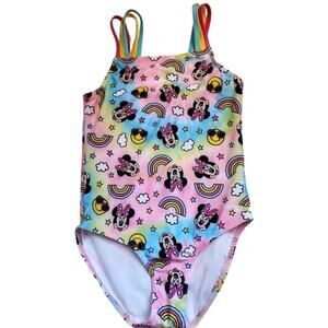 NEW Disney's Character "Minnie Mouse" Girls 1-piece Swimsuit Size 4